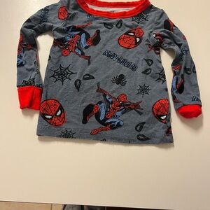 Marvel Spider-Man Gray and Red Kids Shirt